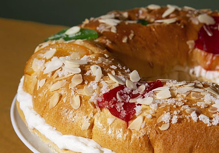 Ni pera ni kiwi: qué es realmente la fruta escarchada verde del roscón de Reyes